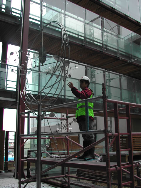 Orbiter 2006 at Sandyford Kinetic Sculpture