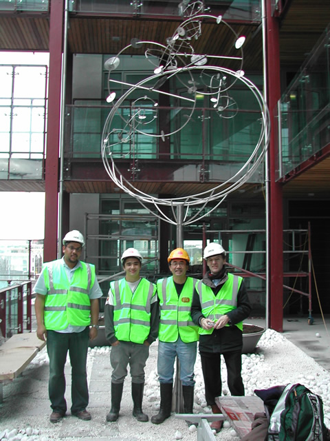 Orbiter 2006 at Sandyford Kinetic Sculpture